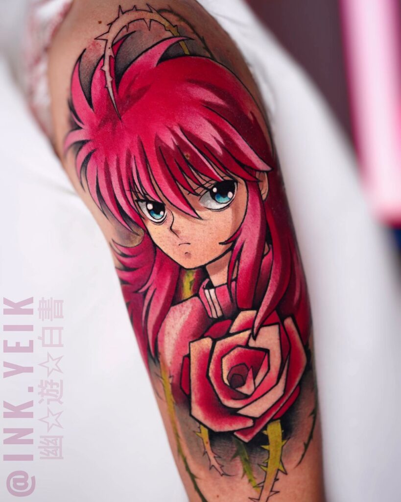 12+ Sexy Anime Tattoos Ideas To Inspire You! 12 Sexy Anime Girl Tattoos
