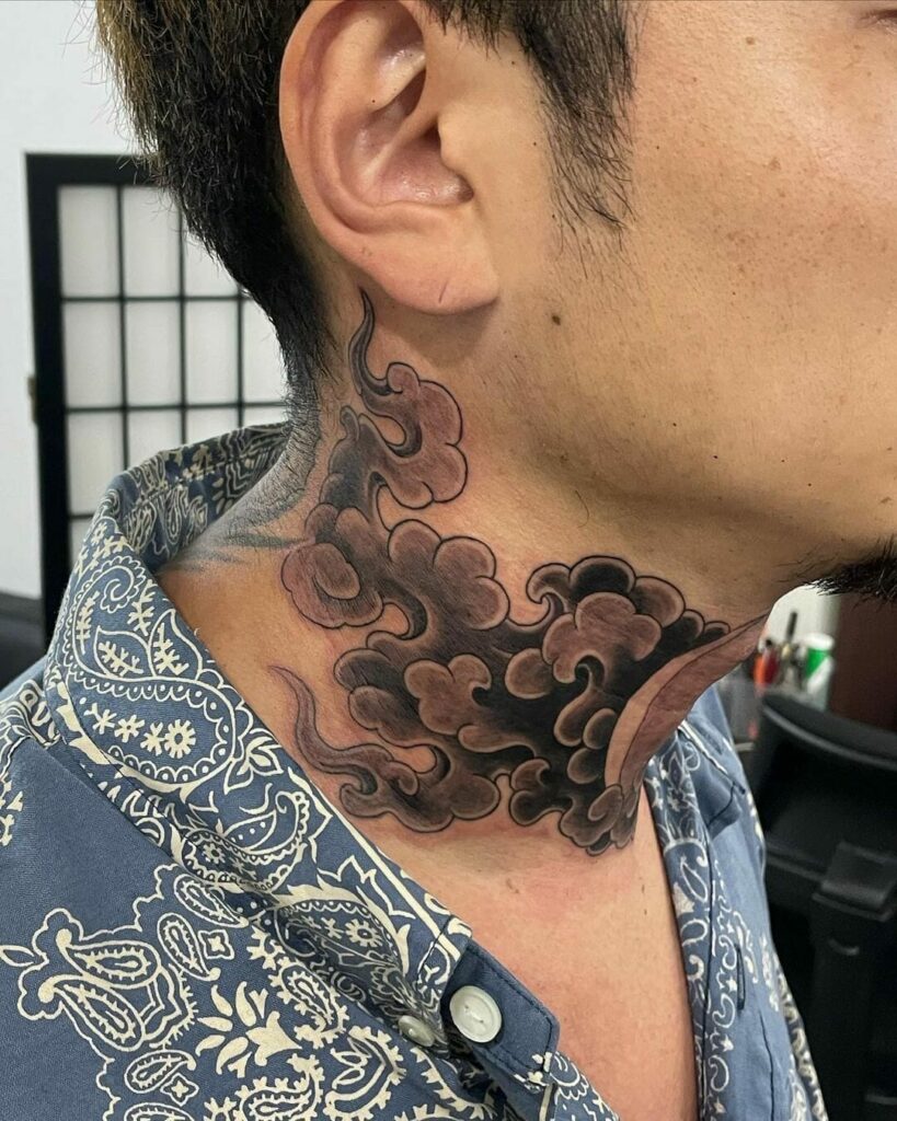 11+ Background Tattoo Shading Ideas To Inspire You! 15 Shaded Clouds Tattoo