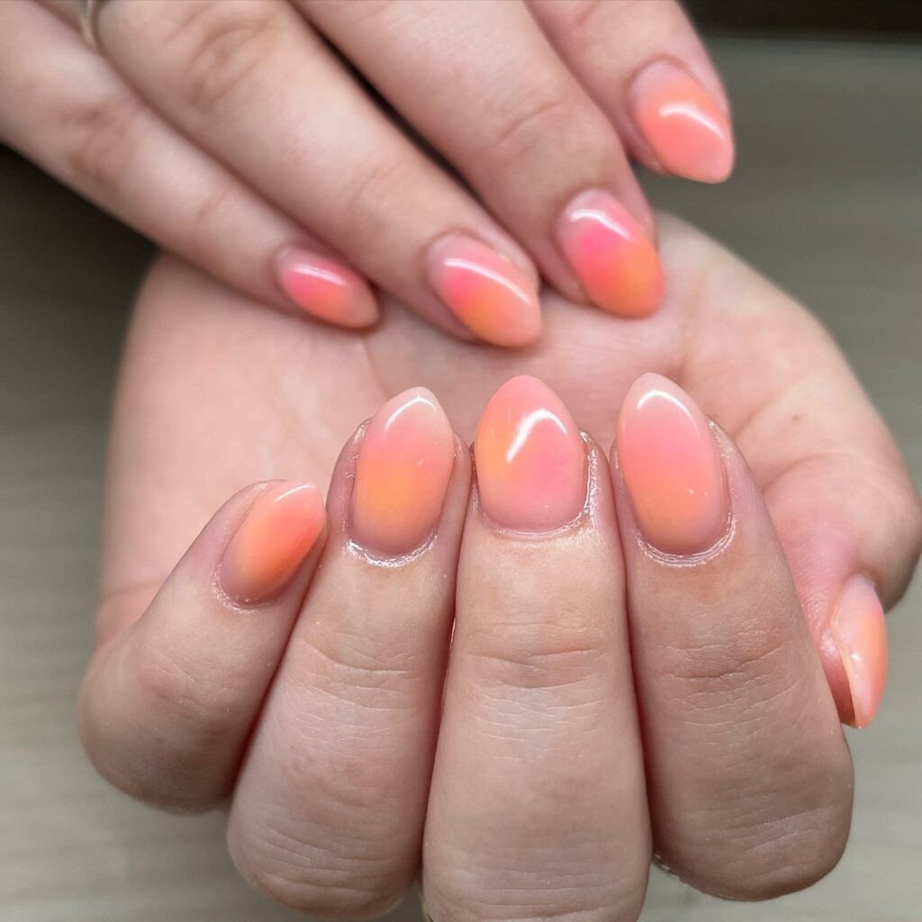40 Latest Orange Nail Designs to Try in 2024 49 Sherbet Swirl