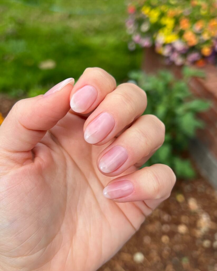 Glam Up with 20 Lip Gloss Nail Designs of 2024 16 Short but Glossy Nails