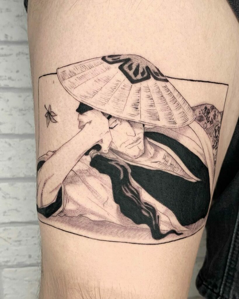 12+ Bleach Anime Tattoo Ideas To Inspire You! 11 Shunsui Kyoraku Bleach Tattoo