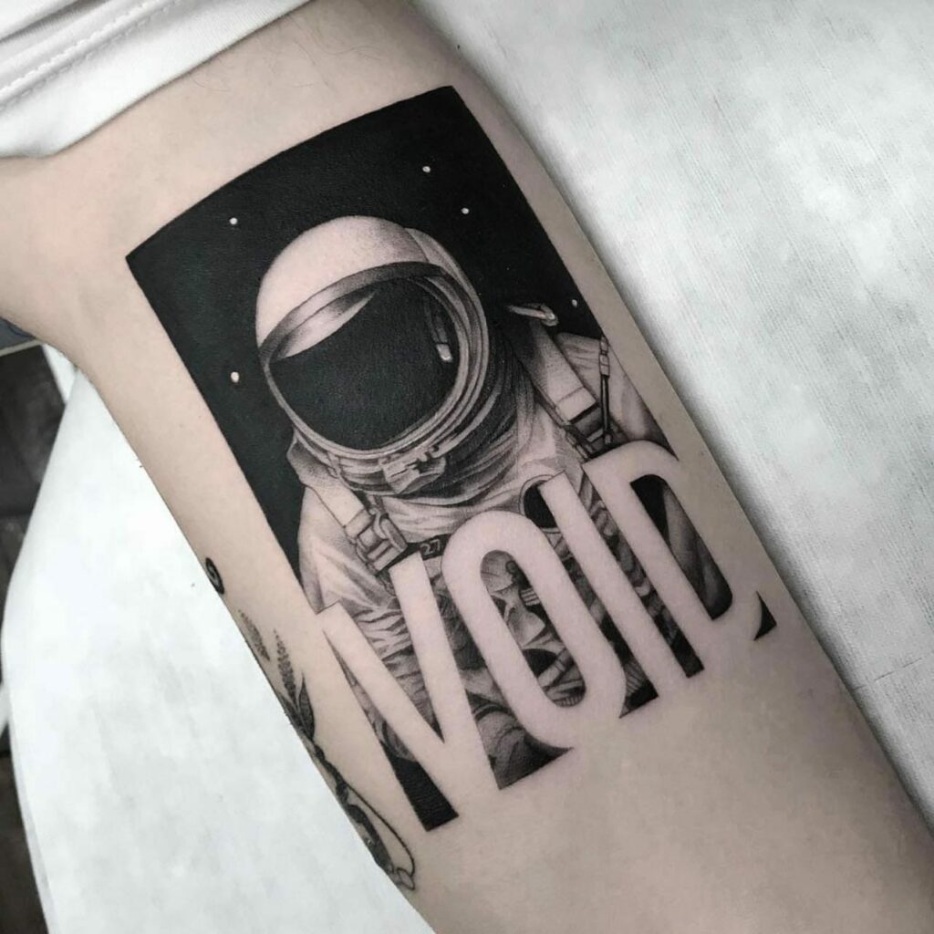 10+ Simple Astronaut Tattoo Ideas That Will Blow Your Mind! 11 Significant Space Moment Tattoos