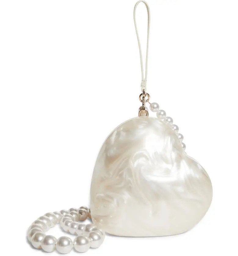 Simone Rocha Medium Heart Perspex Acrylic Minaudire