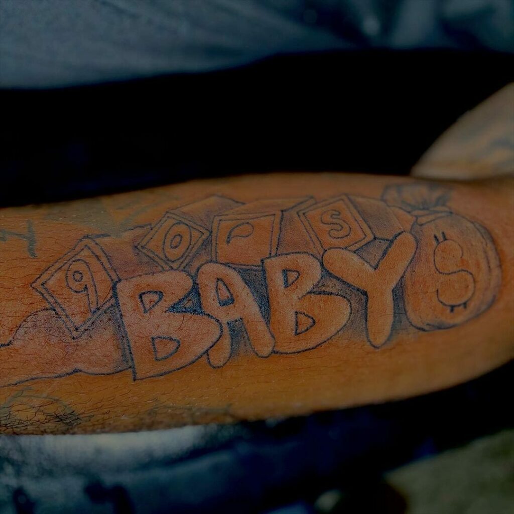 12+ 90's Baby Tattoo Ideas To Inspire You! 13 Simple 90s Baby Tattoo