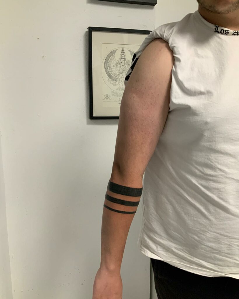 15+ Bracelet Tattoo For Men That Will Blow Your Mind! 14 Cross Bracelet Tattoo