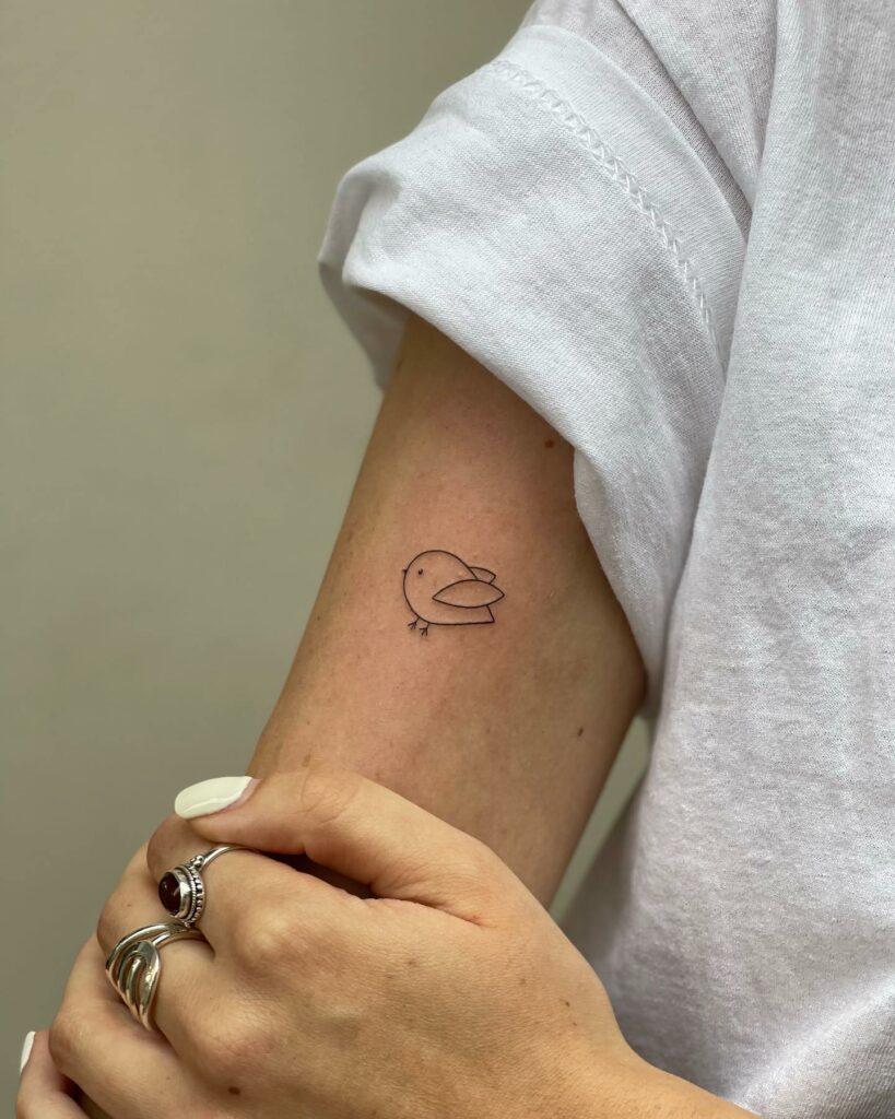 11+ Tattoo Flash Art Ideas That Will Blow Your Mind! 16 Simple Bird Flash Tattoo