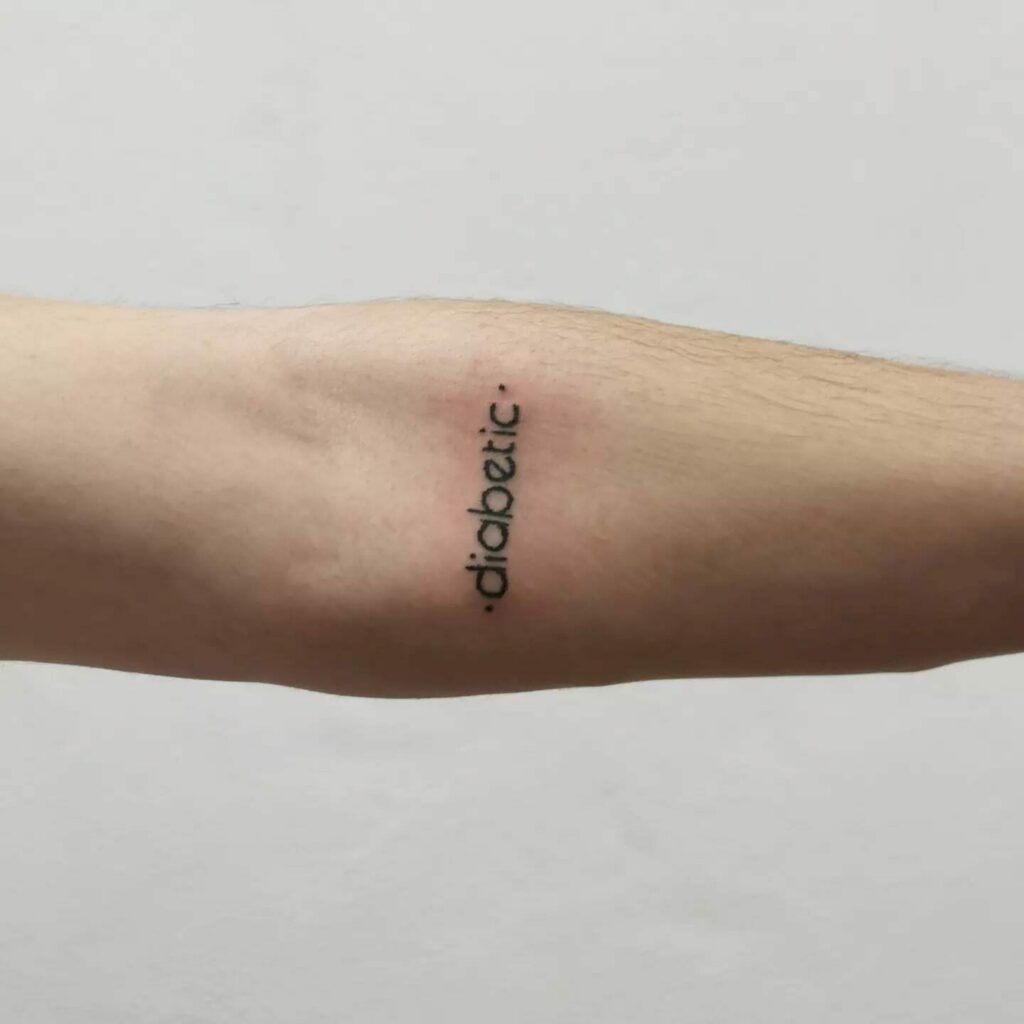 12+ Diabetic Tattoo Ideas That Will Blow Your Mind! 15 Simple Diabetes Tattoo