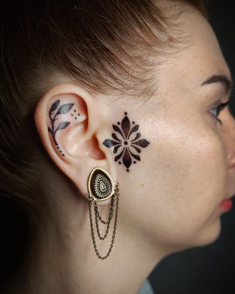 12+ German Tattoo Designs That Will Blow Your Mind! 20 Simple Ear German Tattoo