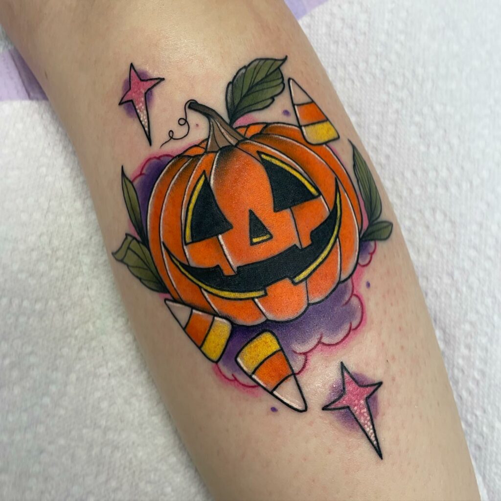 33 Halloween Tattoo Ideas for 2024 49 Simple Halloween Tattoo