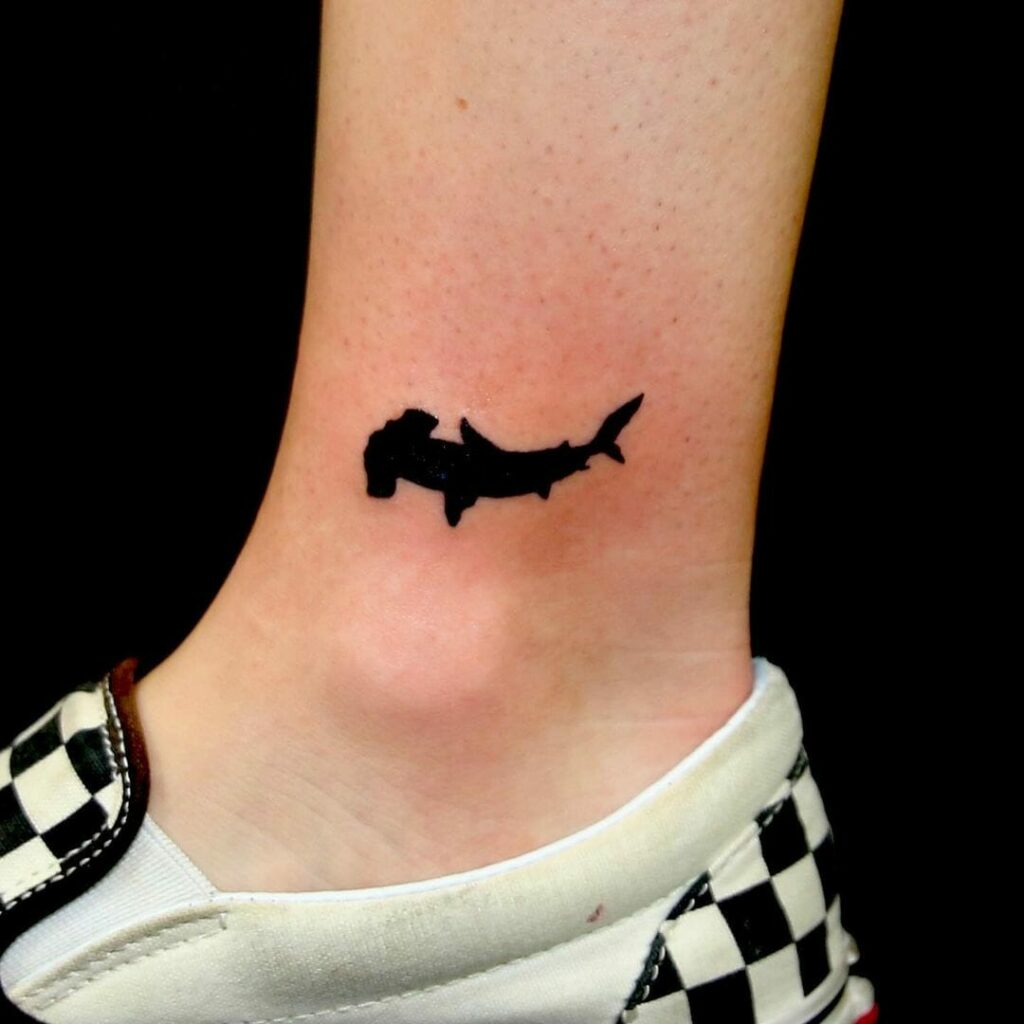 11+ Hammerhead Shark Tattoo Ideas You Have To See To Believe! 17 Simple Hammerhead Shark Tattoos