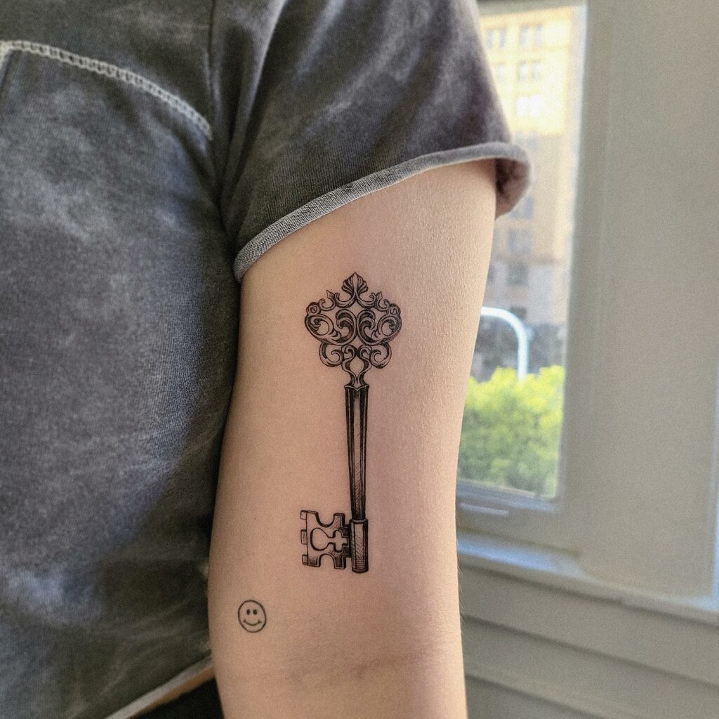 12+ Simple Key Tattoo Ideas To Inspire You! 10 Simple Key Tattoo