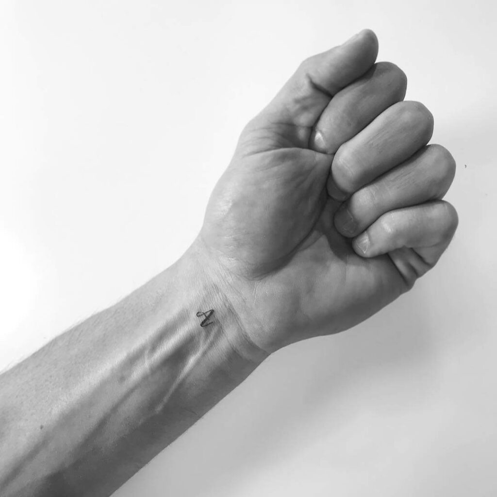 11+ Letter A Tattoo Ideas That Will Blow Your Mind! 11 Simple Letter A Tattoo