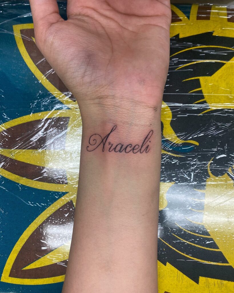10+ Wrist Name Tattoo Ideas That Will Blow Your Mind! 11 Simple Name Tattoo