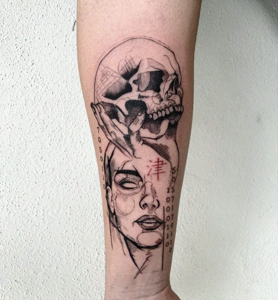 11+ Simple Skull Tattoo Ideas That Will Blow Your Mind! 10 Simple Skull Tattoos