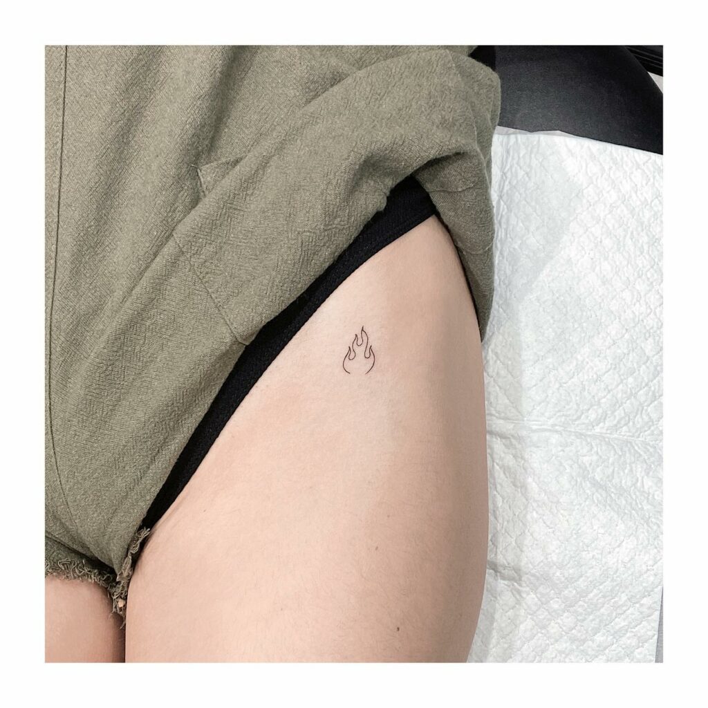 11+ Small Flame Tattoo Ideas That Will Blow Your Mind! 13 Simple Small Flame Tattoos