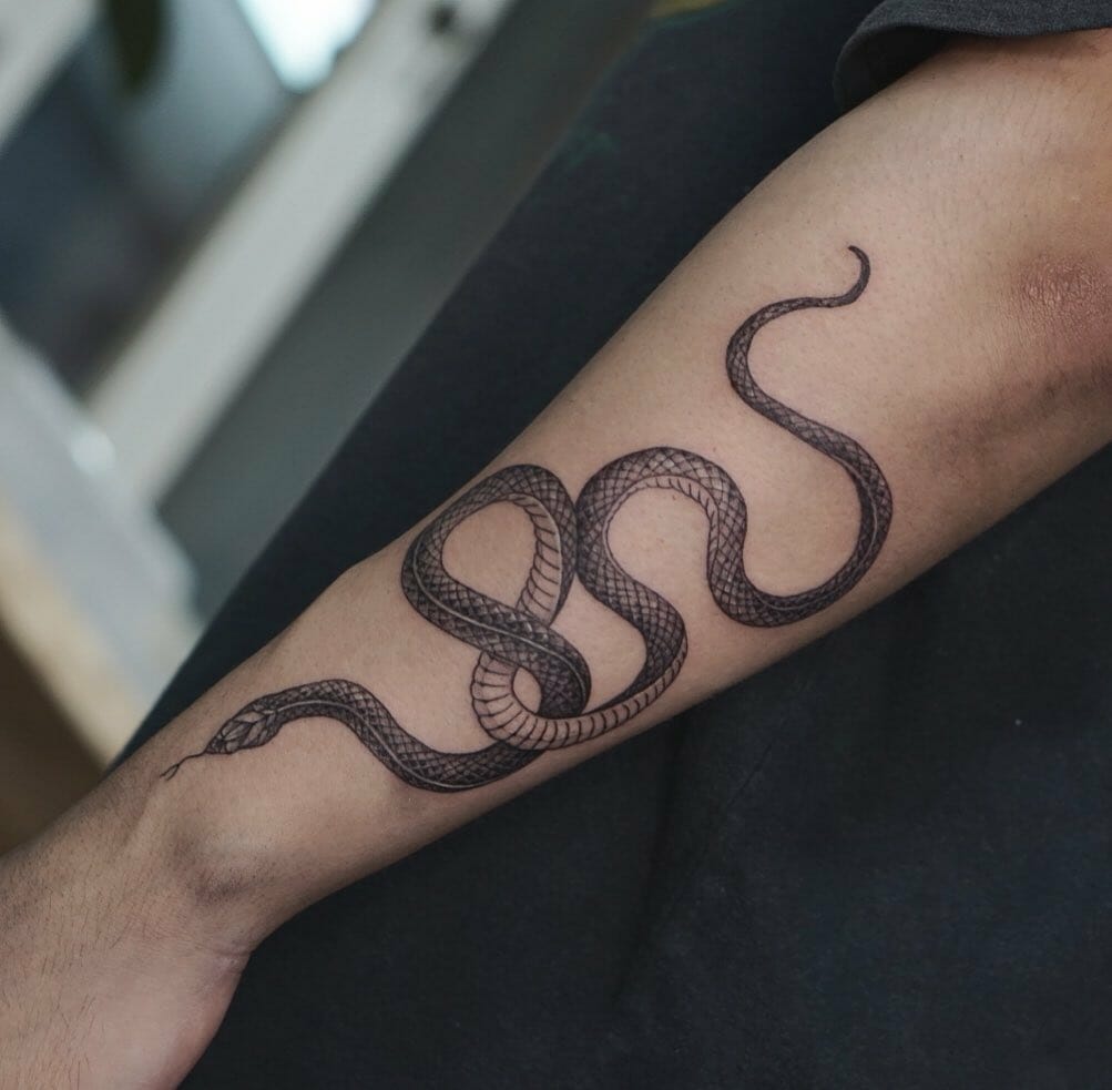 11+ Snake Drawing Tattoo Ideas That Will Blow Your Mind! 11 Simple Snake Drawing Tattoos