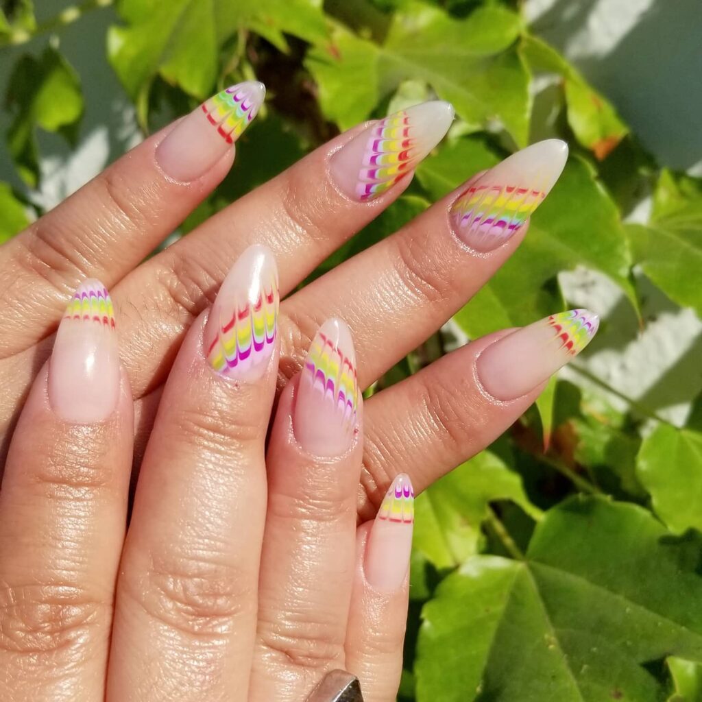 Get Artsy with 25 Tie-Dye Nail Designs in 2024 31 Simple and Chic Tie-Dye Nails