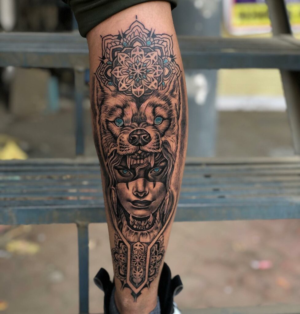 11+ Simple Tribal Wolf Tattoo Ideas That Will Blow Your Mind! 10 Simple Tribal Wolf Tattoo