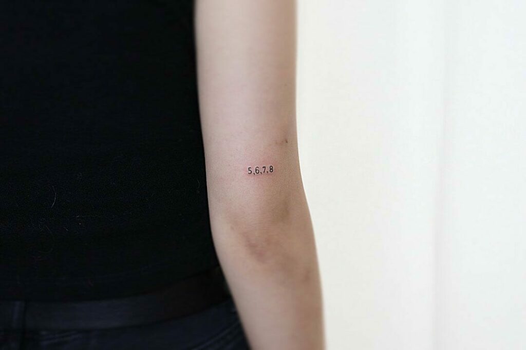 10+ Tattoo Number Styles That Will Blow Your Mind! 13 Simple Unique Number Combination Tattoo Design