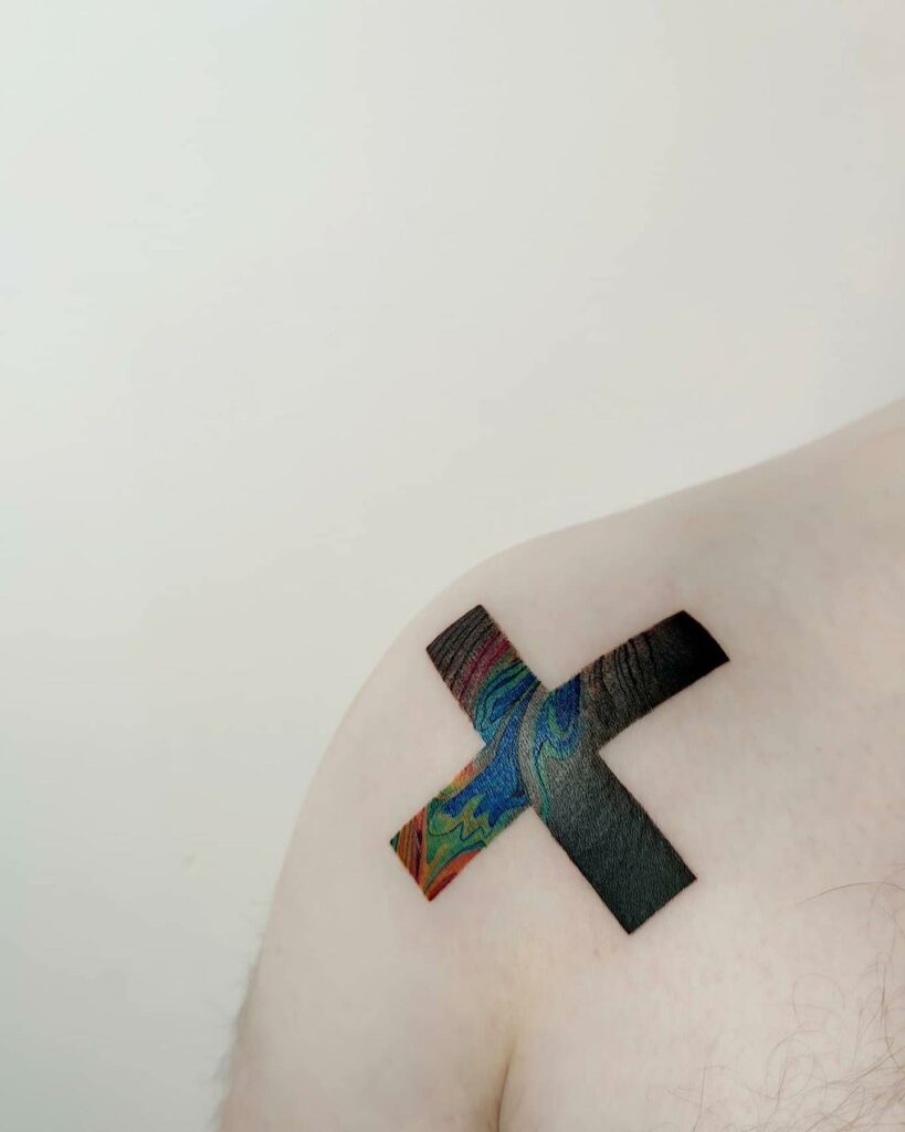 11+ Diversity Tattoo Ideas That Seem Too Good To Be True! 20 Simplistic Cross-Themed Diversity Tattoo