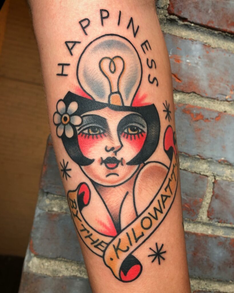 10+ Traditional Lady Head Tattoo That Will Blow Your Mind! 12 Single Word Neo Traditional Lady Head Tattoo