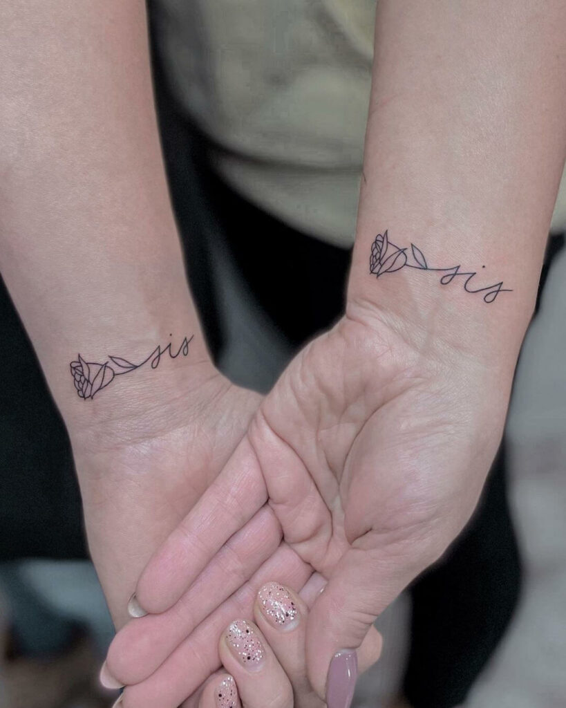 11+ One Word Tattoo Ideas That Will Blow Your Mind! 20 Sisters Word Tattoo