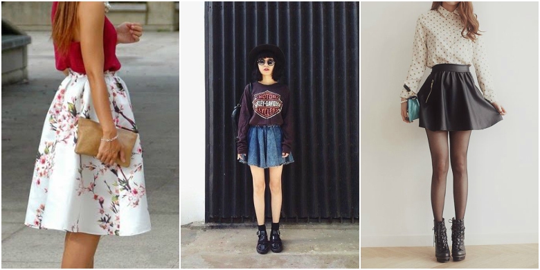 How to Style and Wear Skater Skirts 22 Weekend Skater Skirts
