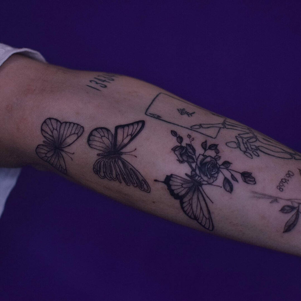 12+ Butterfly Skeleton Tattoo Ideas To Inspire You! 20 Skeleton And Butterfly Collection Tattoo