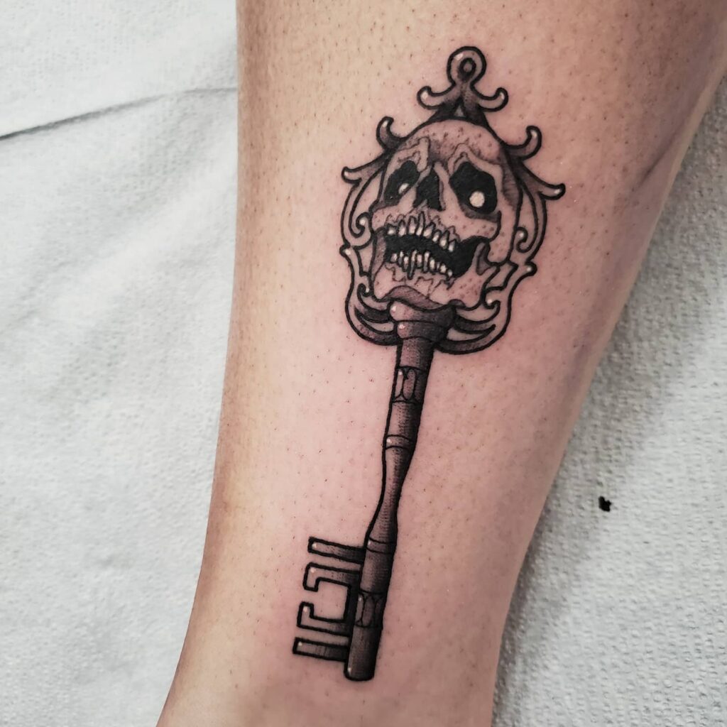 11+ Love Key Tattoo Ideas That Will Blow Your Mind! 14 Skeleton Key Tattoo