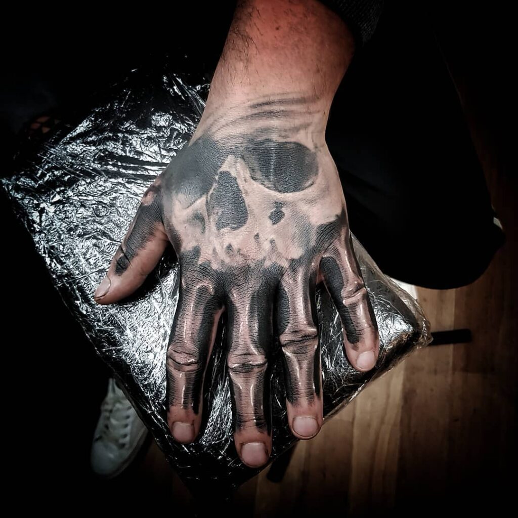 34 Hand Skeleton Tattoo Designs for 2024 13 Skeleton Tattoo On Hand