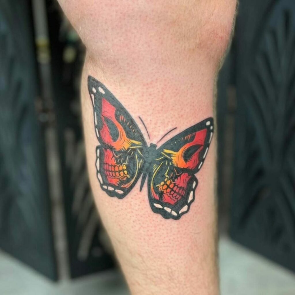 11+ Butterfly With Skull Tattoo Ideas That Will Blow Your Mind! 17 Skull And Monarch Butterfly Tattoo