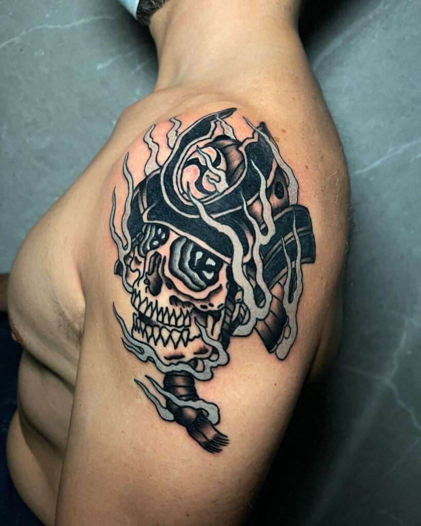 11+ Fire Tribal Tattoo Ideas That Will Blow Your Mind! 20 Skull And Tribal Fire Tattoo