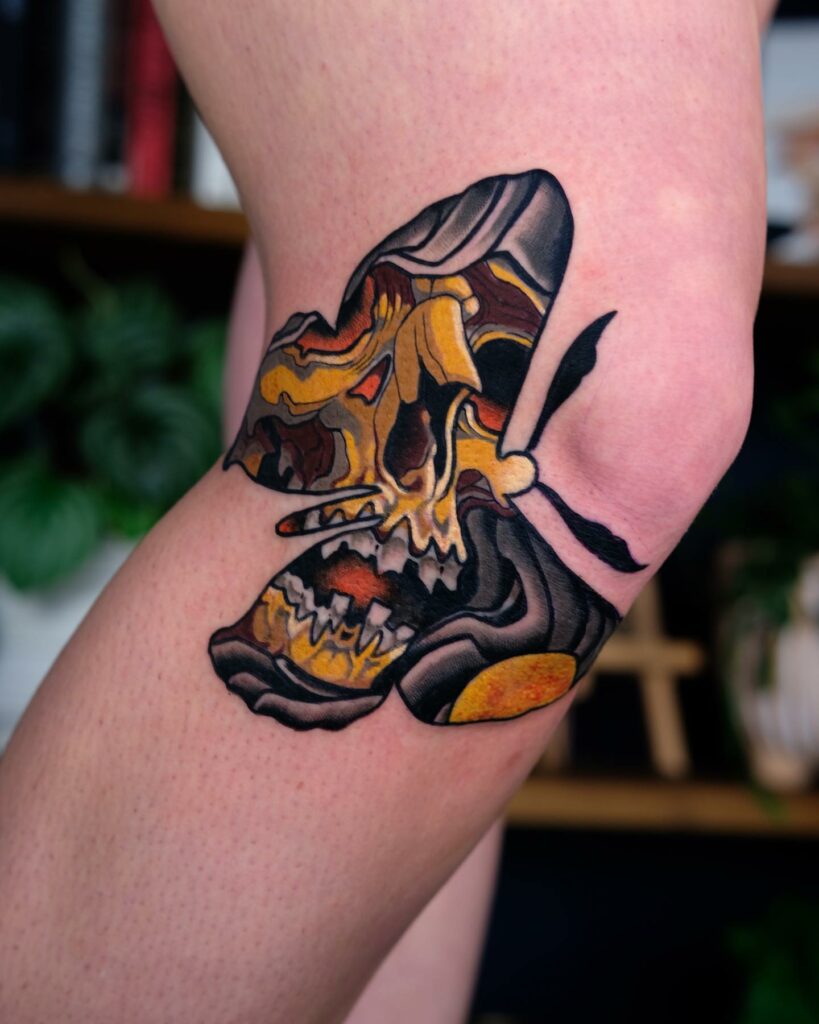 11+ Skull Drawing Tattoo Ideas That Will Blow Your Mind! 14 Skull Butterfly Tattoo Drawing