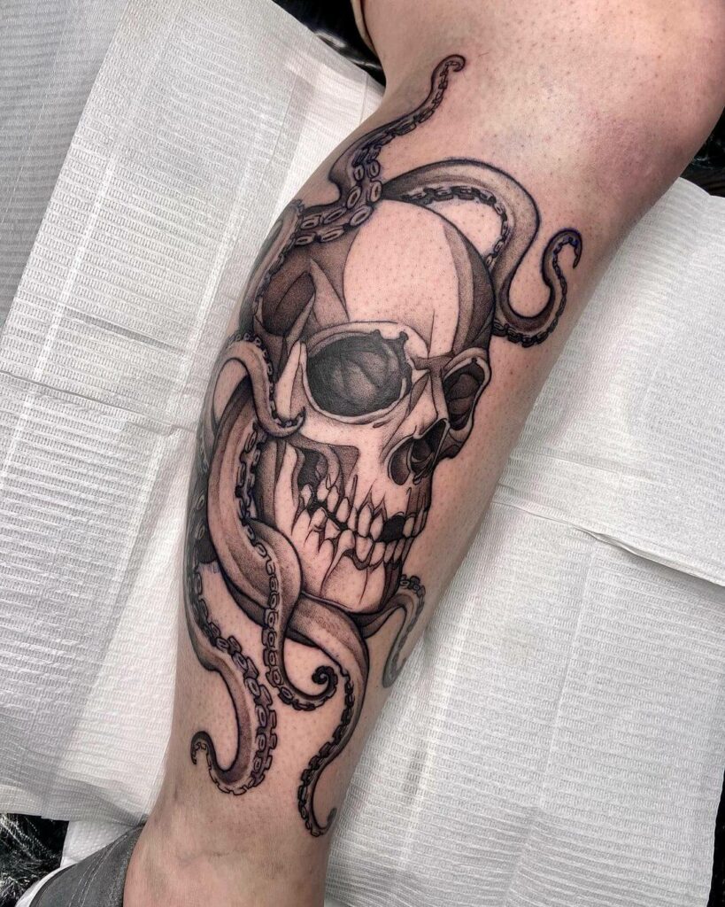 11+ Octopus Back Tattoo Ideas That'll Blow Your Mind! 11 Skull Octopus Tattoo