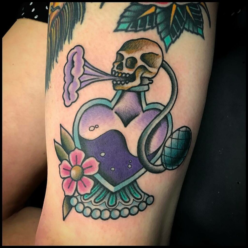 11+ Perfume Tattoo Ideas That Will Blow Your Mind! 12 Skull Tattoo Design With Temporary Tattoo Paper