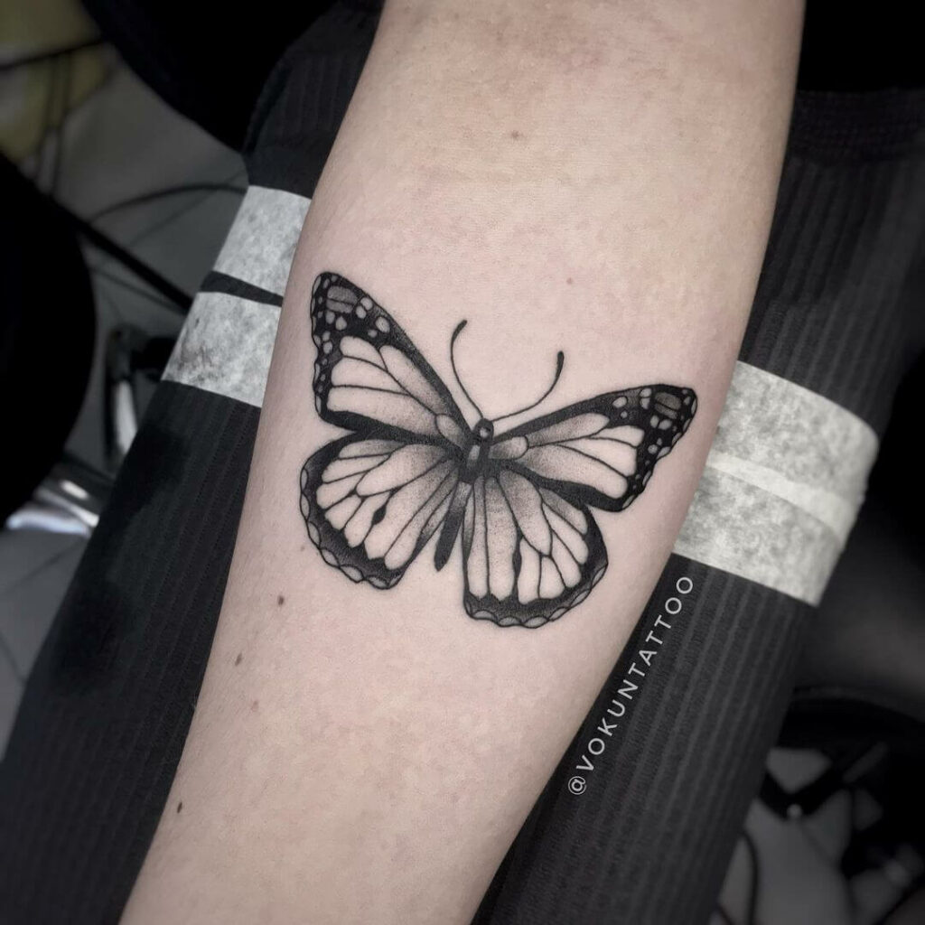 200 Monarch Butterfly Tattoo Ideas for 2024 10 Small And Black Butterfly Tattoo Designs