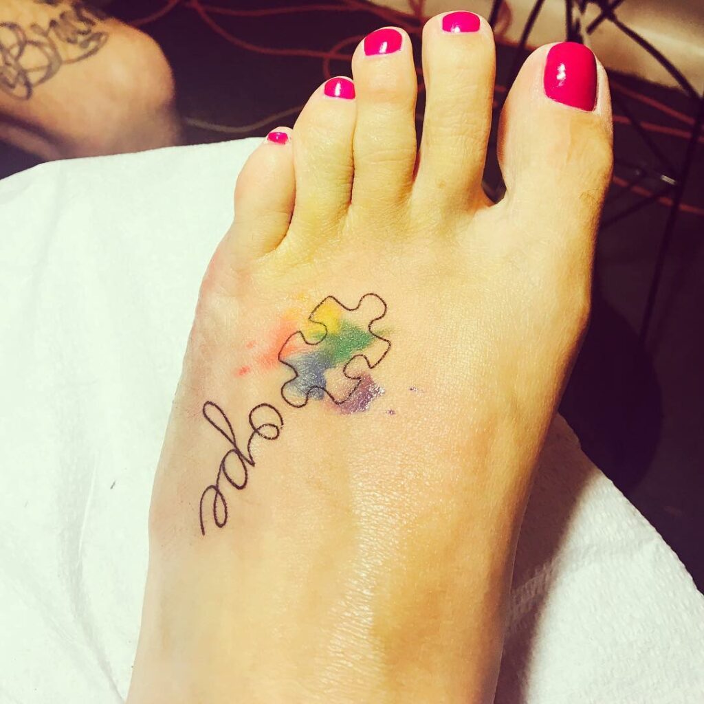 12+ Small Autism Tattoo Ideas To Inspire You! 10 Small Autism Tattoo
