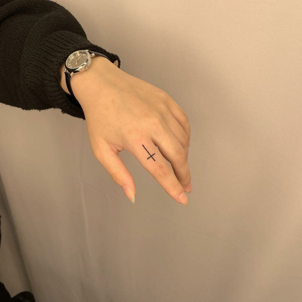 12+ Black Cross Tattoo Ideas To Inspire You! 14 Small Black Cross Tattoo