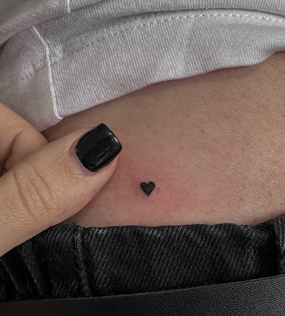 10+ Small Heart Tattoos Ideas That Will Blow Your Mind! 13 Small Black Heart Tattoo On Hand