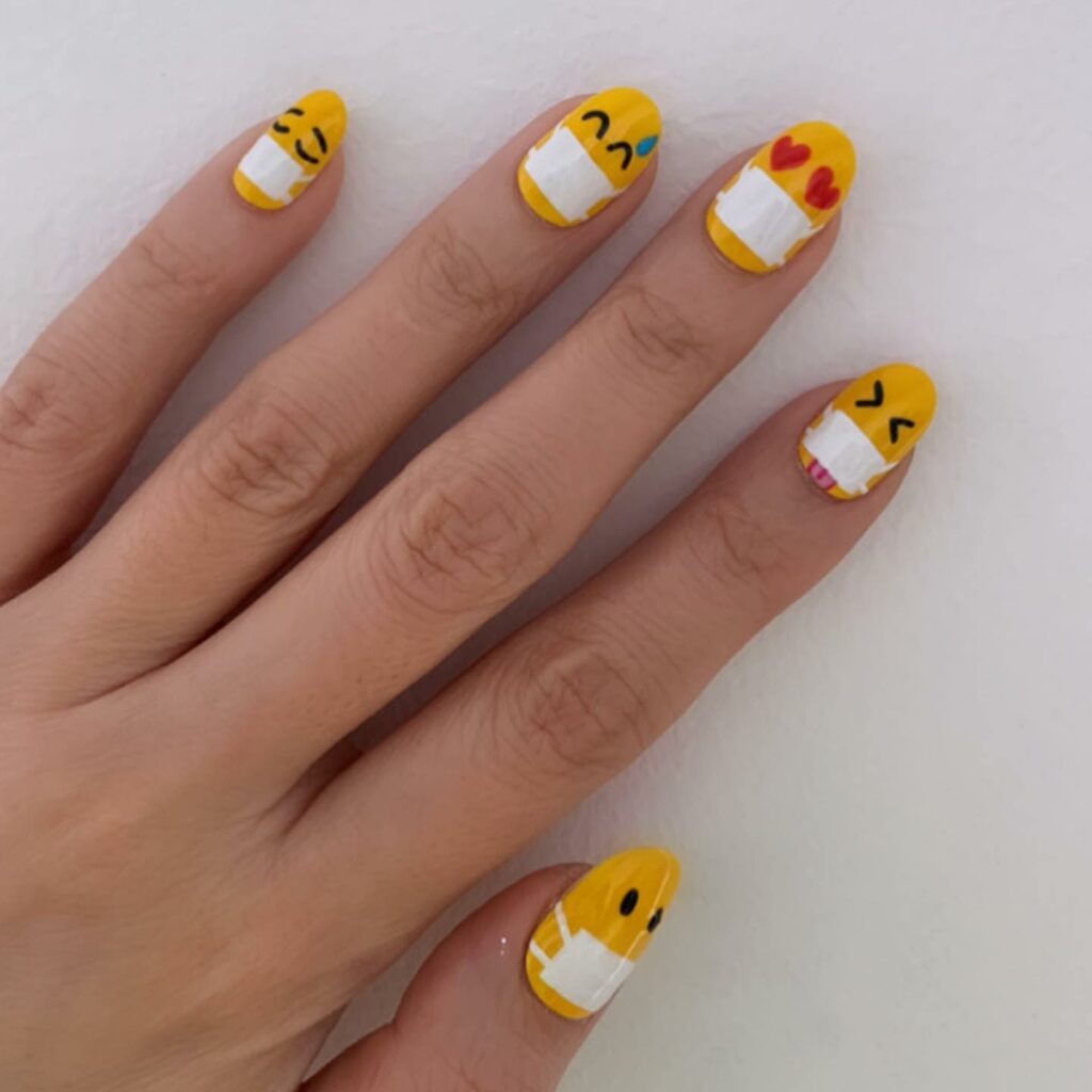 50 Latest February Yellow Nail Designs To Try in 2024! 41 Smiley Faces on Yellow
