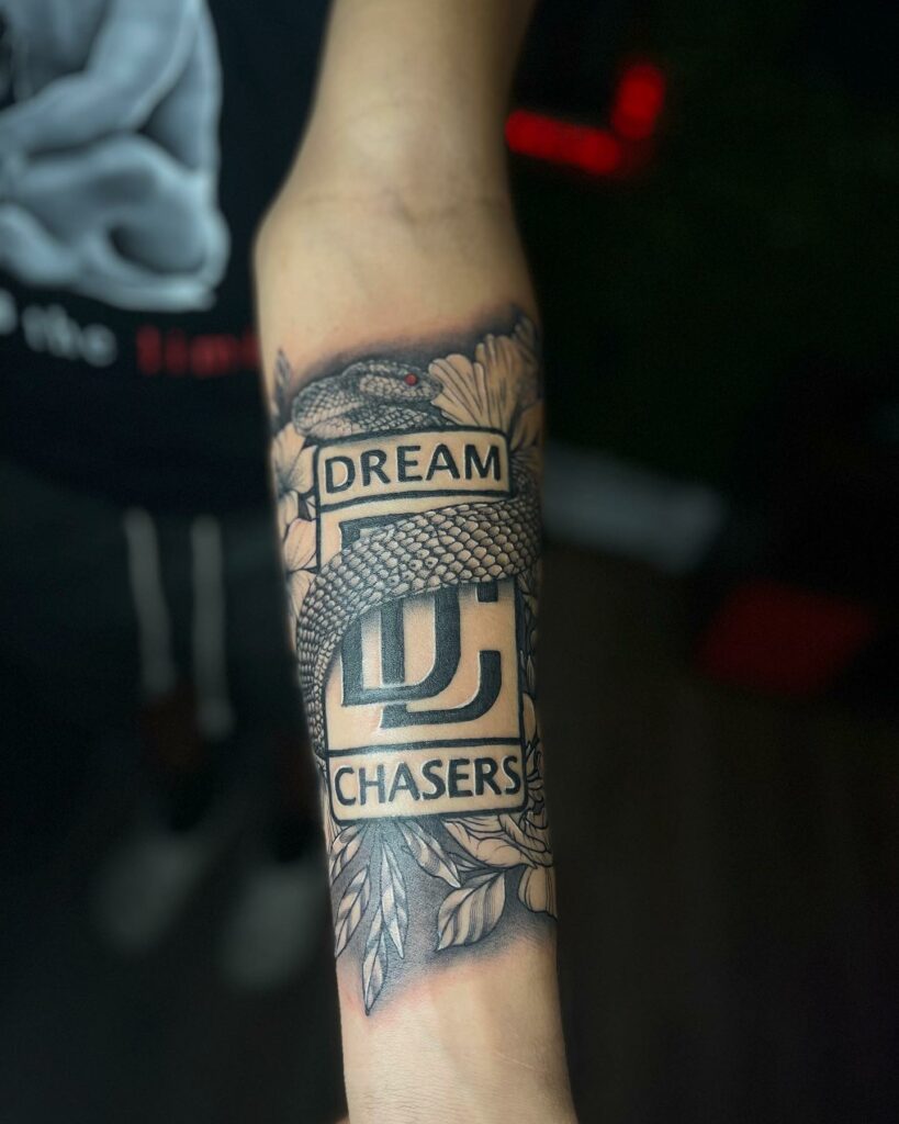 11+ Dream Chaser Tattoo Ideas That Will Blow Your Mind! 13 Snake Dream Chaser Tattoo