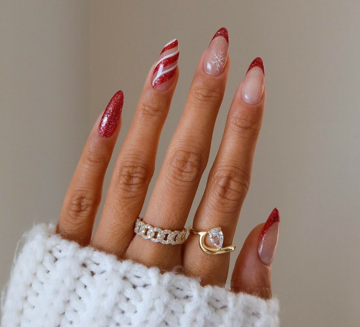 20 Latest Red And Silver Nail Ideas For 2024 12