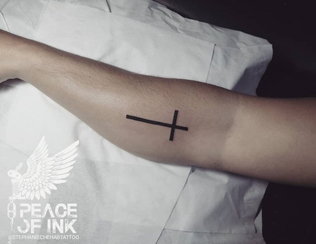 12+ Black Cross Tattoo Ideas To Inspire You! 13 Solid Black Cross Tattoo