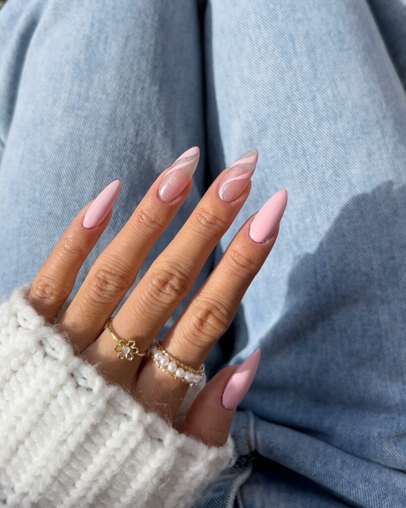 20 Latest Baby Pink Nail Ideas To Try In 2024! 16 Sophisticated Shimmer Baby Pink Nails
