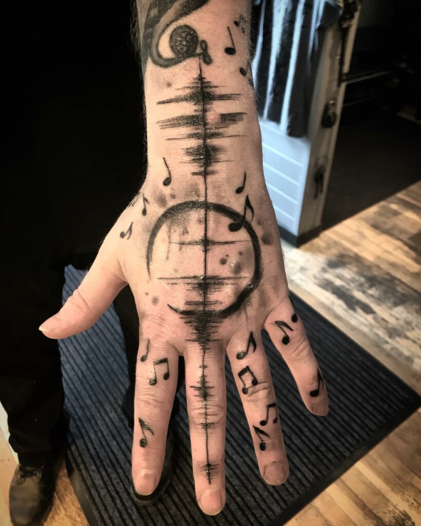 11+ Soundwave Tattoo Ideas That Will Blow Your Mind! 17 Soundwave Hand Tattoo