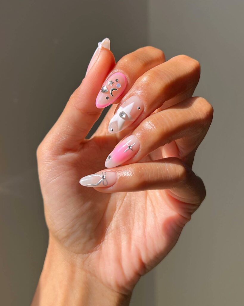 Explore 19 Fresh Star Nail Designs for 2024 18 Sparkle and Shine