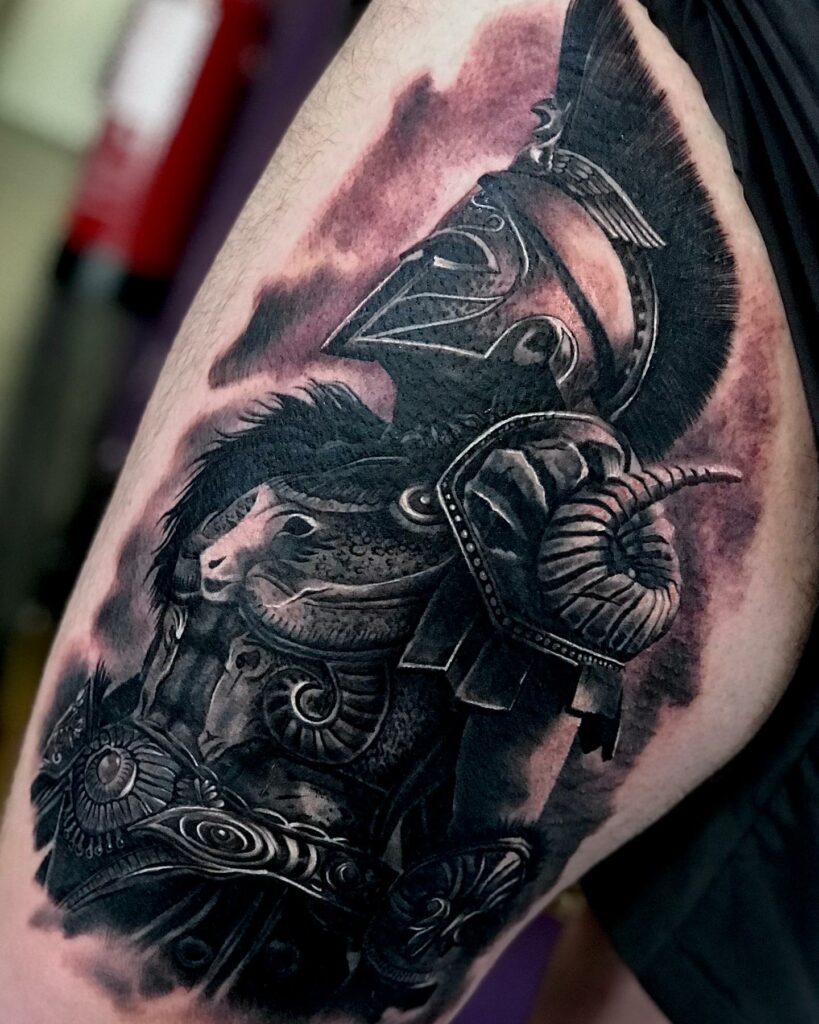 12+ Spartan Warrior Tattoo Ideas To Inspire You! 19 Spartan Armor Tattoo