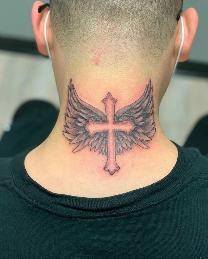19+ Back Of Neck Tattoo Ideas You'll Have To See To Believe! 16 Special Back Of Neck Tattoos For Religious People