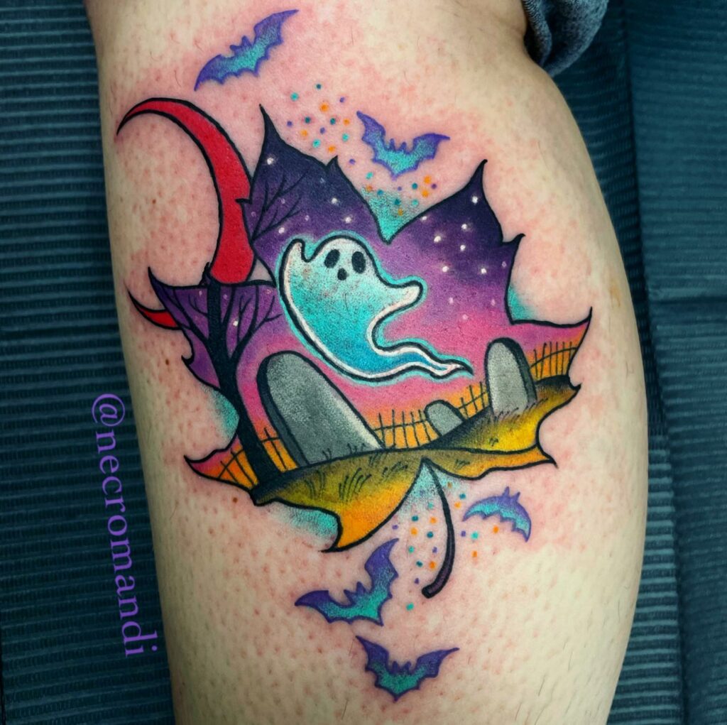 33 Halloween Tattoo Ideas for 2024 21 Spooky Ghost Tattoo