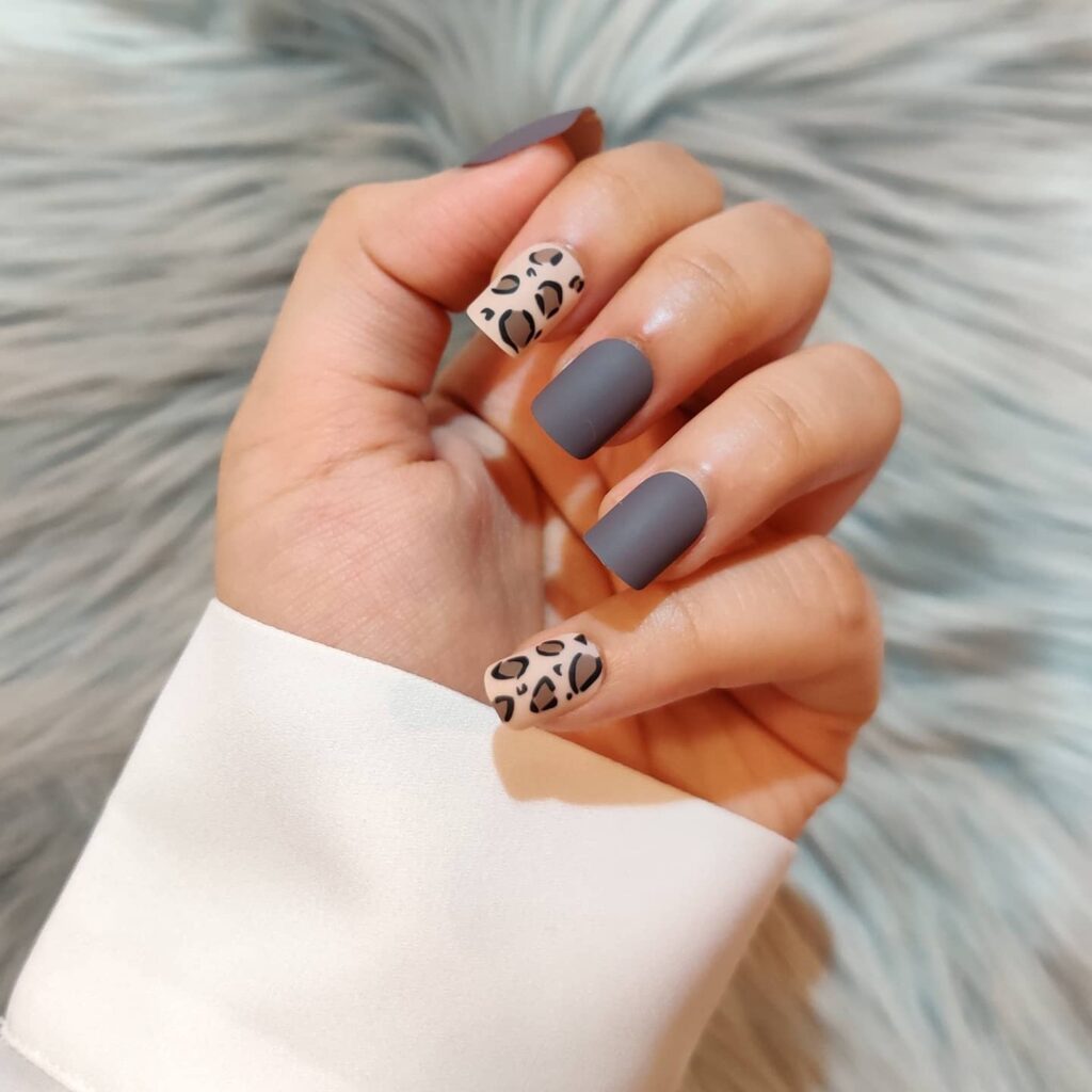 Add a Pop with 25 Cheetah Print Nails in 2024 10 Square Cheetah Print Nails